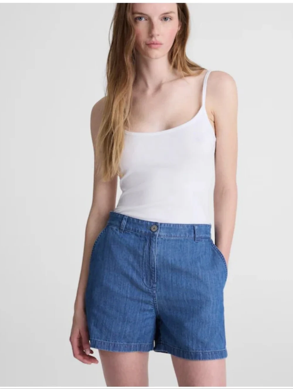 Madewell The Zoe Denim Short NZ537 Size 4 NEW Organic Cotton